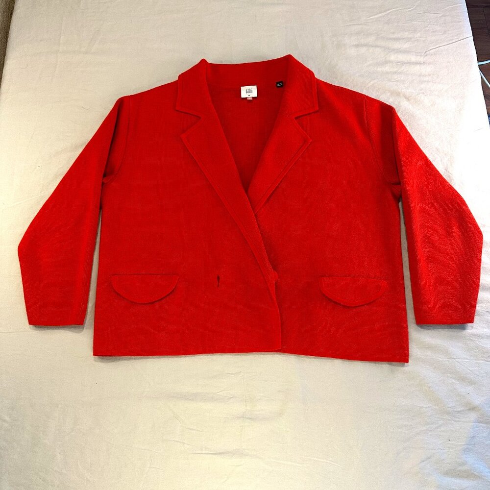Cabi Coronation Cardigan #4479 Bold Red Size M